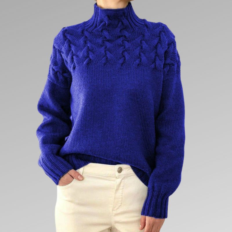 Victoire | Pull Maille Torsadée Élégante