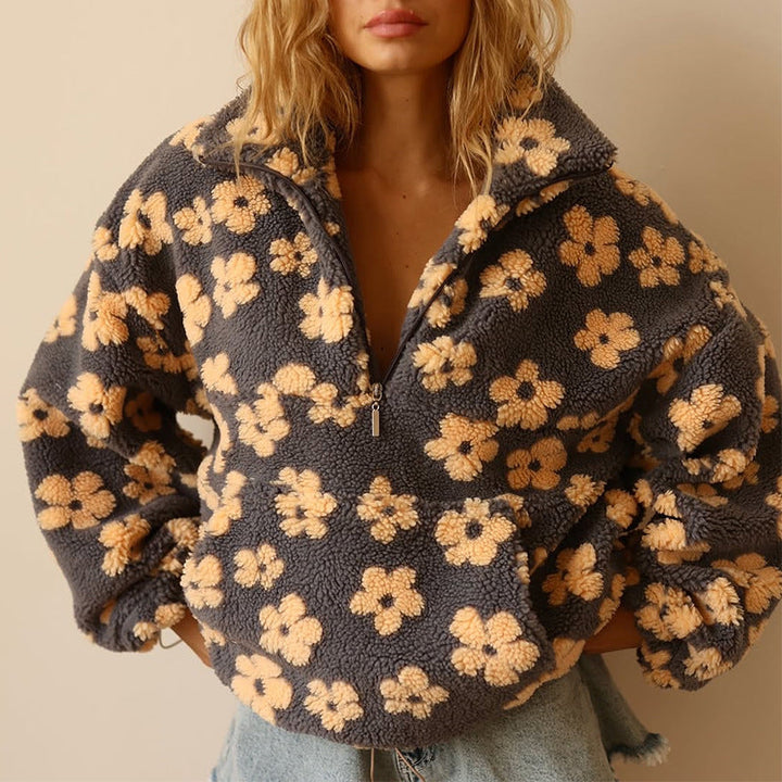 Suzan | Pull à imprimé floral