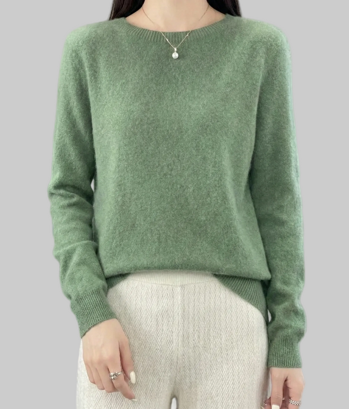 Ambra | Pull en cachemire col rond