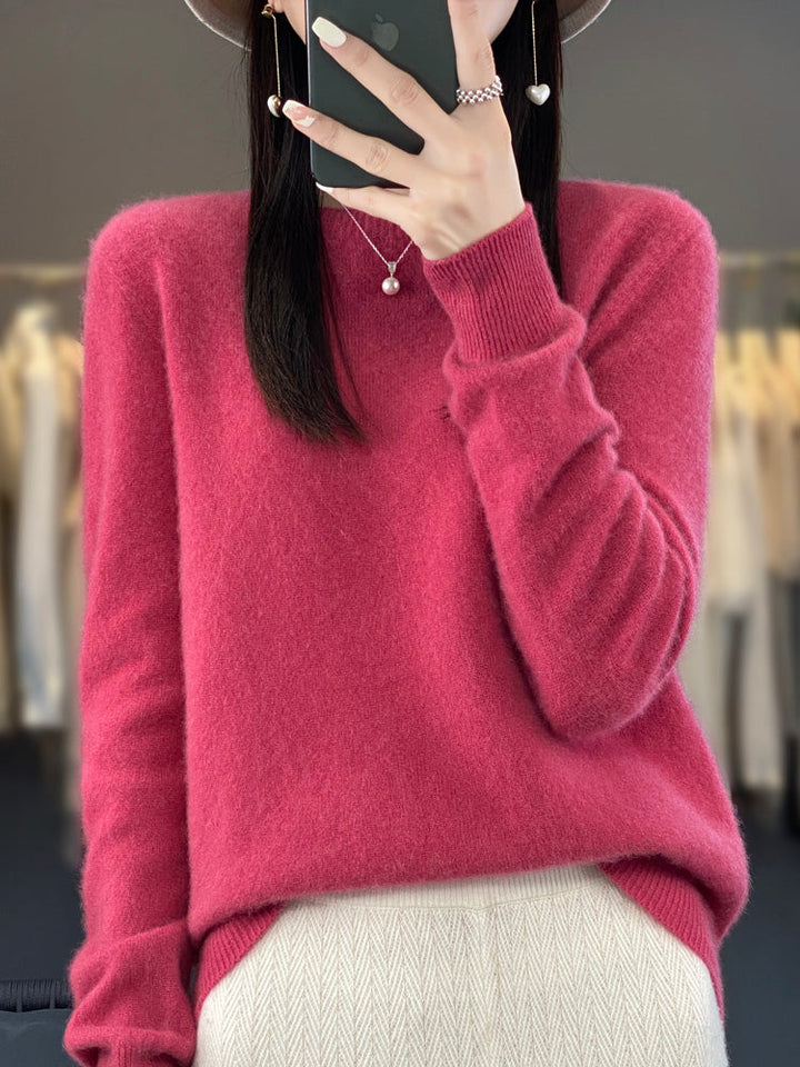 Ambra | Pull en cachemire col rond