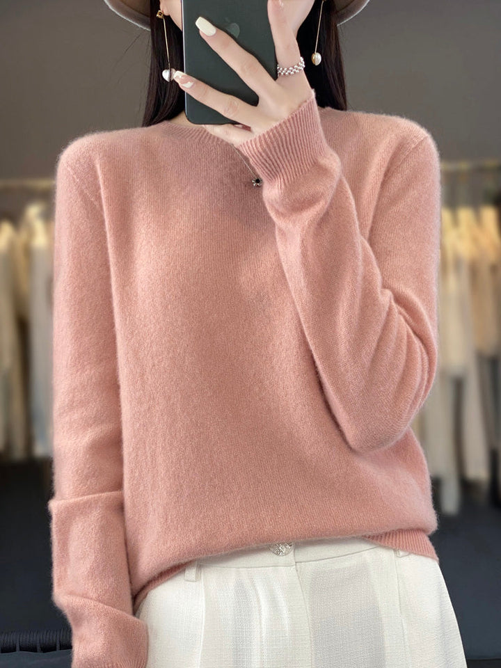 Ambra | Pull en cachemire col rond