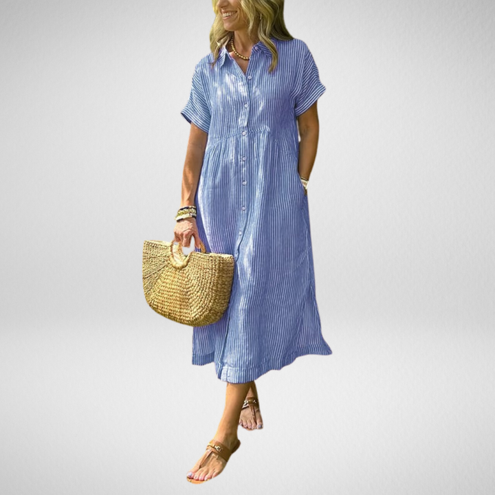 Brigitte Bordeaux  | Robe Maxi Élégante