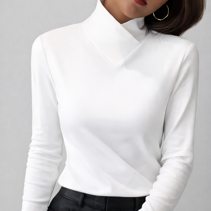 Élodie | Col montant sculpté au toucher doux